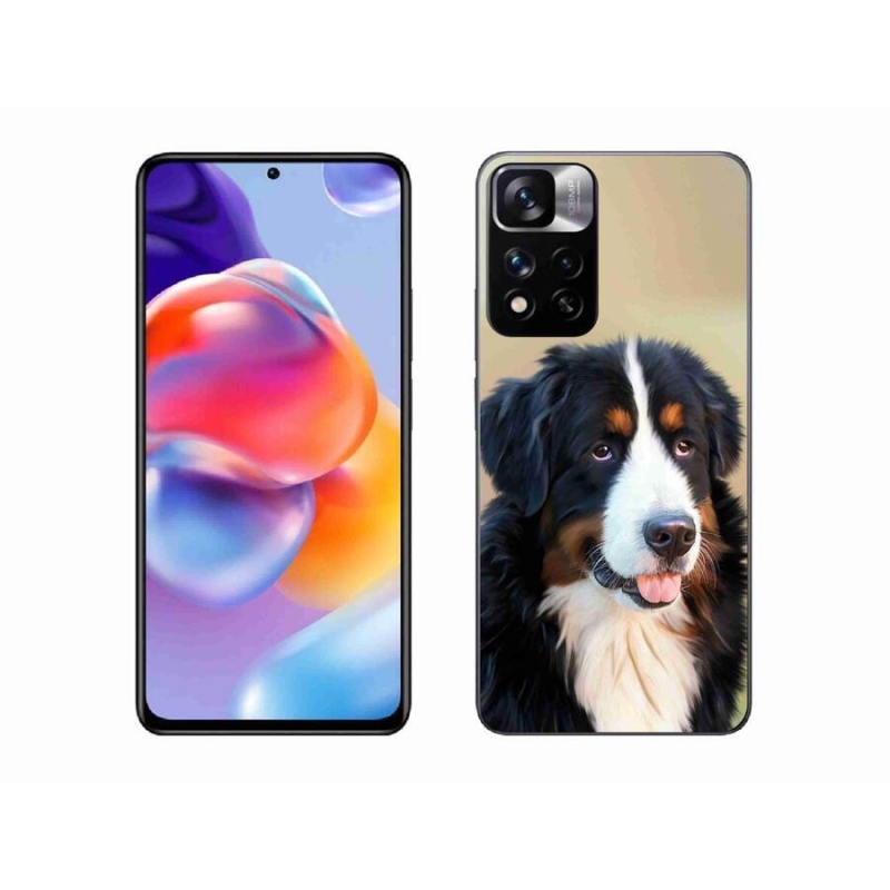 Gelový obal mmCase na mobil Xiaomi Redmi Note 11 Pro+ 5G - bernský salašnický pes