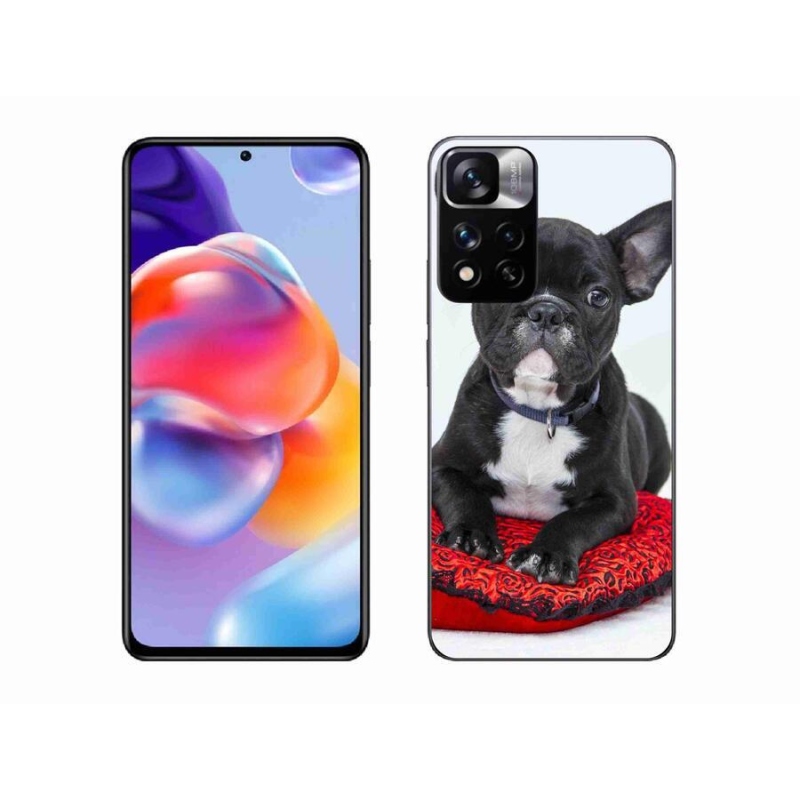 Gelový obal mmCase na mobil Xiaomi Redmi Note 11 Pro+ 5G - buldok
