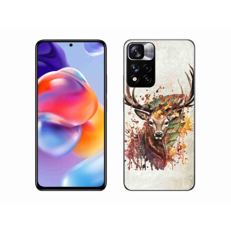 Gelový obal mmCase na mobil Xiaomi Redmi Note 11 Pro+ 5G - jelen 1