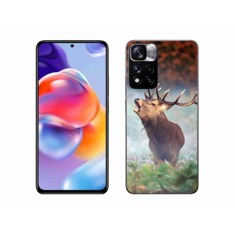 Gelový obal mmCase na mobil Xiaomi Redmi Note 11 Pro+ 5G - jelen 2