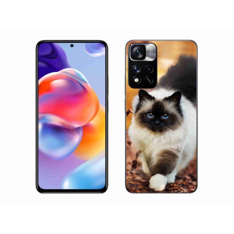 Gelový obal mmCase na mobil Xiaomi Redmi Note 11 Pro+ 5G - kočka
