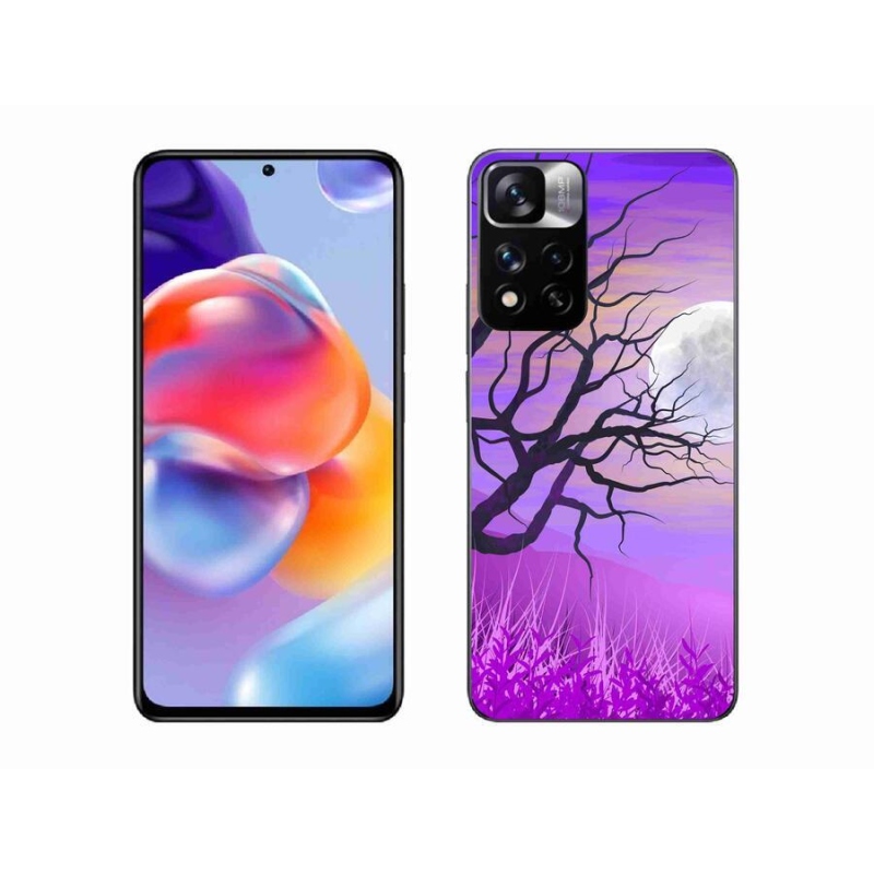 Gelový obal mmCase na mobil Xiaomi Redmi Note 11 Pro+ 5G - kreslený opadaný strom