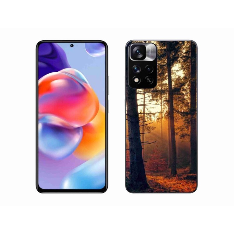 Gelový obal mmCase na mobil Xiaomi Redmi Note 11 Pro+ 5G - les