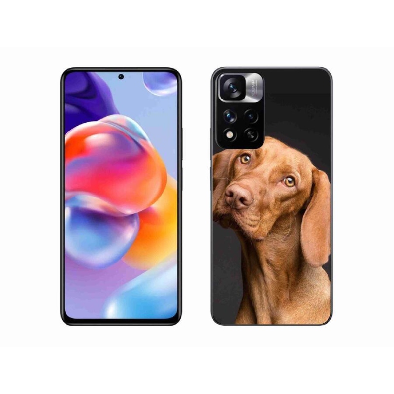 Gelový obal mmCase na mobil Xiaomi Redmi Note 11 Pro+ 5G - maďarský ohař