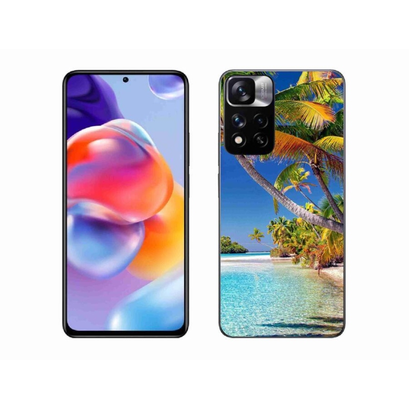 Gelový obal mmCase na mobil Xiaomi Redmi Note 11 Pro+ 5G - mořská pláž