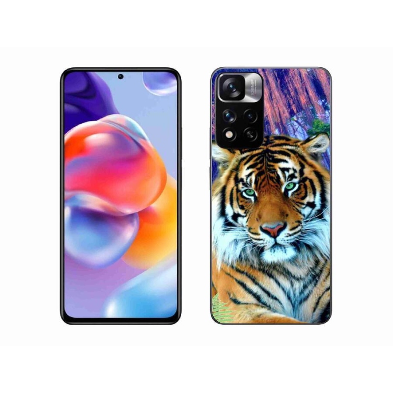 Gelový obal mmCase na mobil Xiaomi Redmi Note 11 Pro+ 5G - tygr