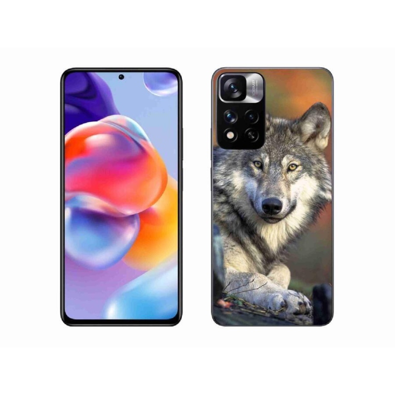 Gelový obal mmCase na mobil Xiaomi Redmi Note 11 Pro+ 5G - vlk