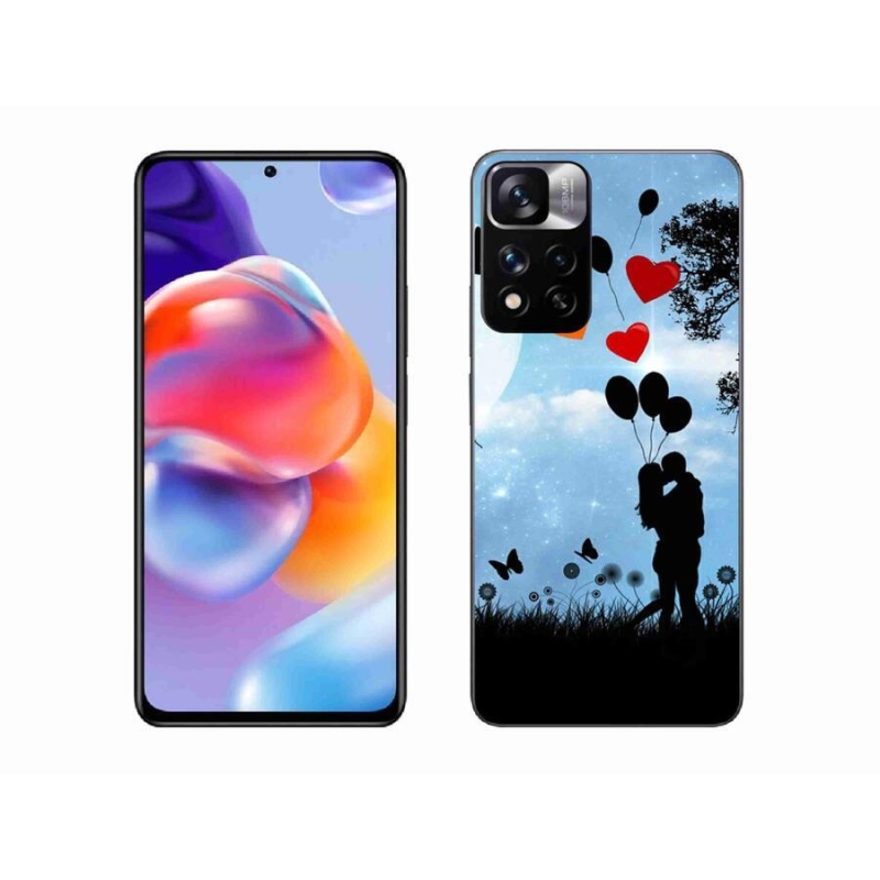 Gelový obal mmCase na mobil Xiaomi Redmi Note 11 Pro+ 5G - zamilovaný pár