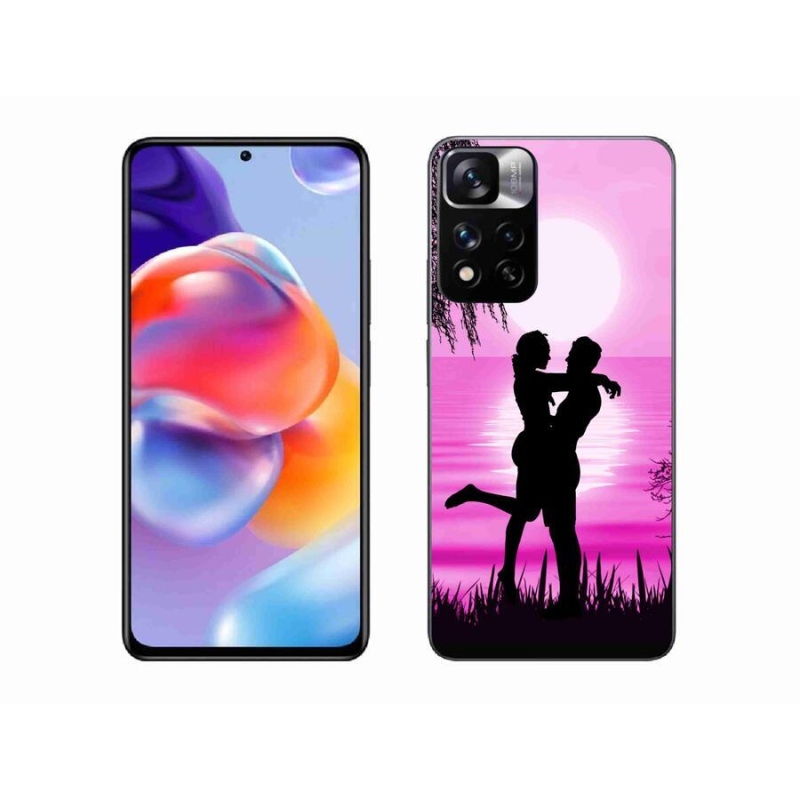Gelový obal mmCase na mobil Xiaomi Redmi Note 11 Pro+ 5G - západ slunce