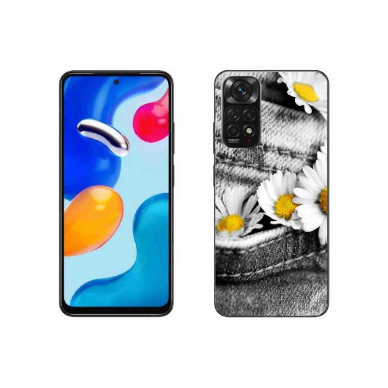 Gelový obal mmCase na mobil Xiaomi Redmi Note 11S 4G - kopretiny