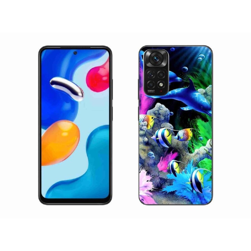 Gelový obal mmCase na mobil Xiaomi Redmi Note 11S 4G - mořský svět
