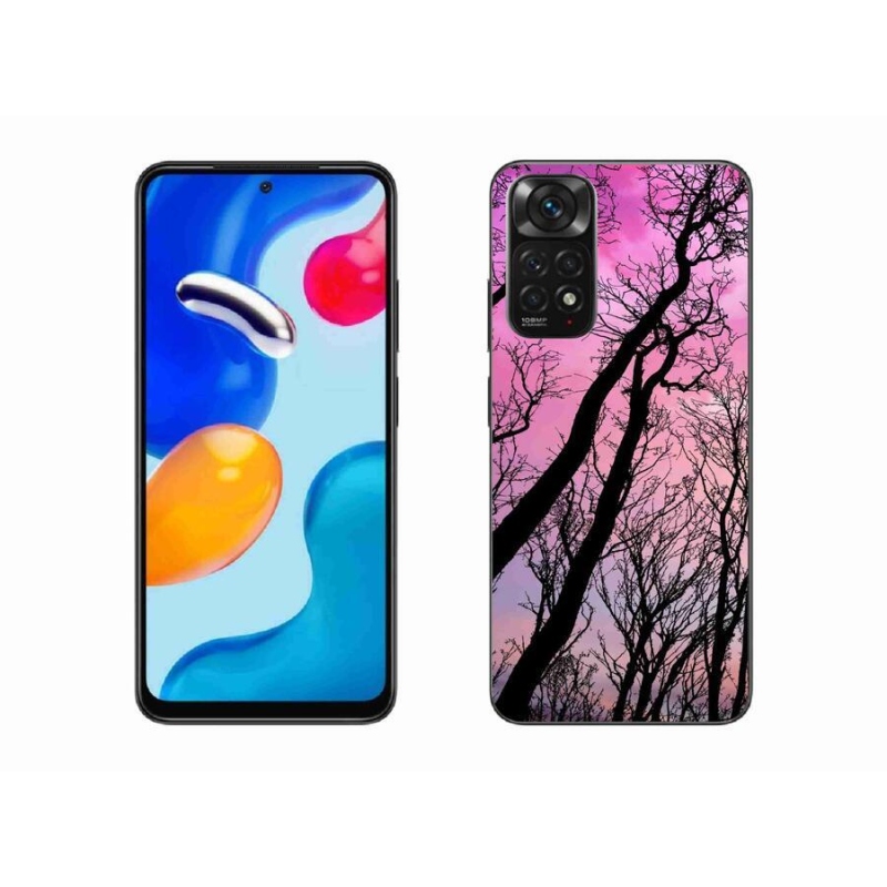 Gelový obal mmCase na mobil Xiaomi Redmi Note 11S 4G - opadané stromy