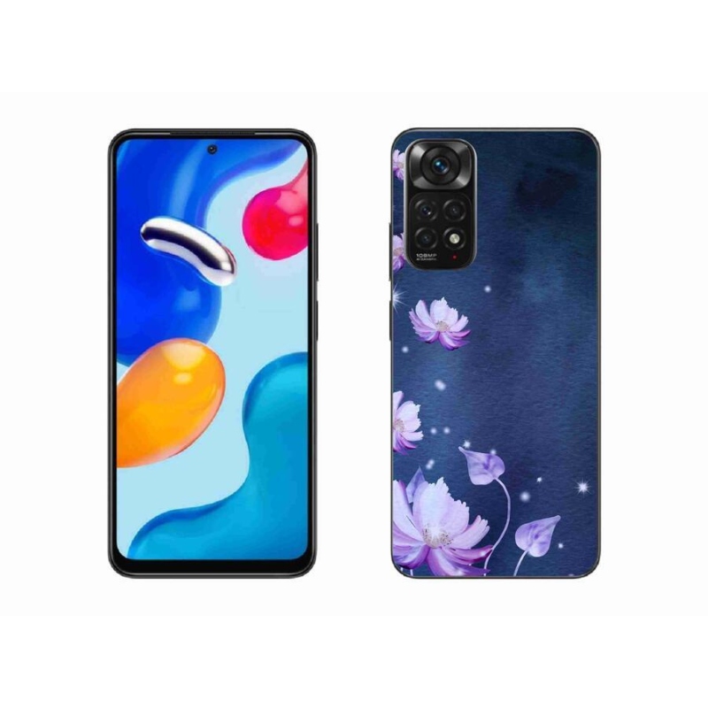 Gelový obal mmCase na mobil Xiaomi Redmi Note 11S 4G - padající květy