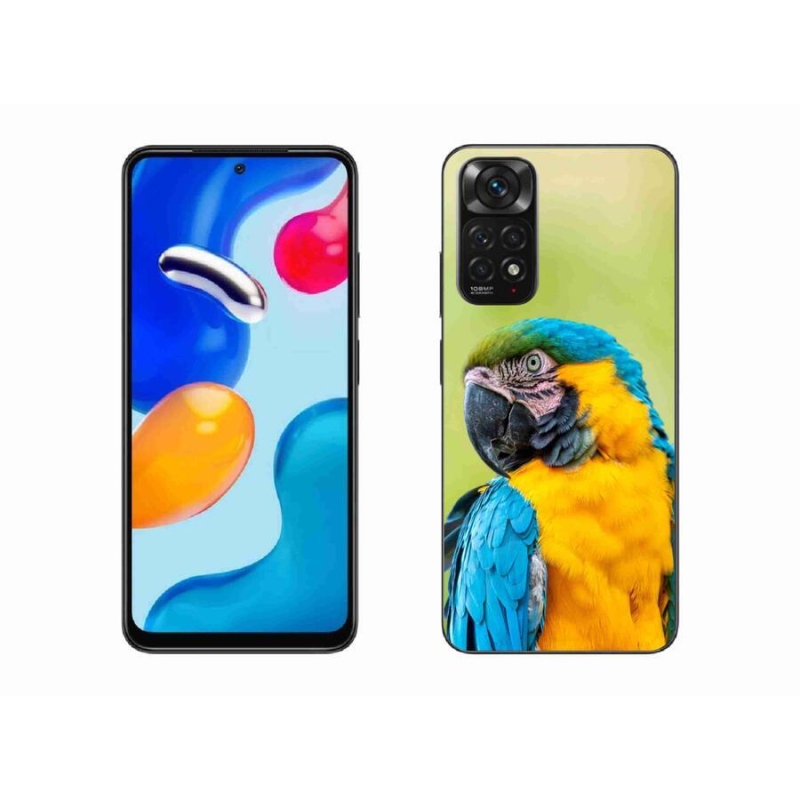 Gelový obal mmCase na mobil Xiaomi Redmi Note 11S 4G - papoušek ara 2