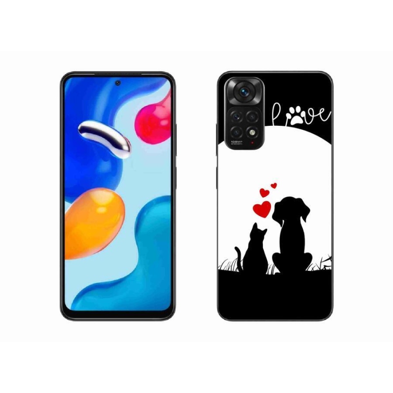 Gelový obal mmCase na mobil Xiaomi Redmi Note 11S 4G - zvířecí láska