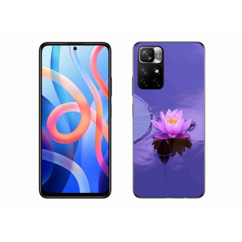 Gelový obal mmCase na mobil Xiaomi Redmi Note 11S 5G - květ na hladině