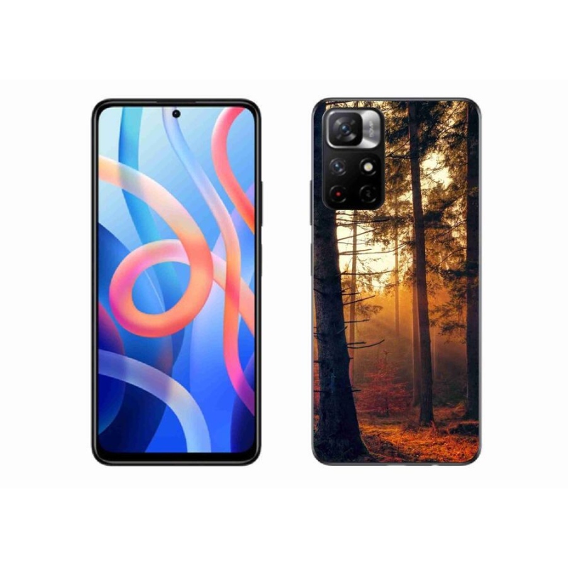 Gelový obal mmCase na mobil Xiaomi Redmi Note 11S 5G - les