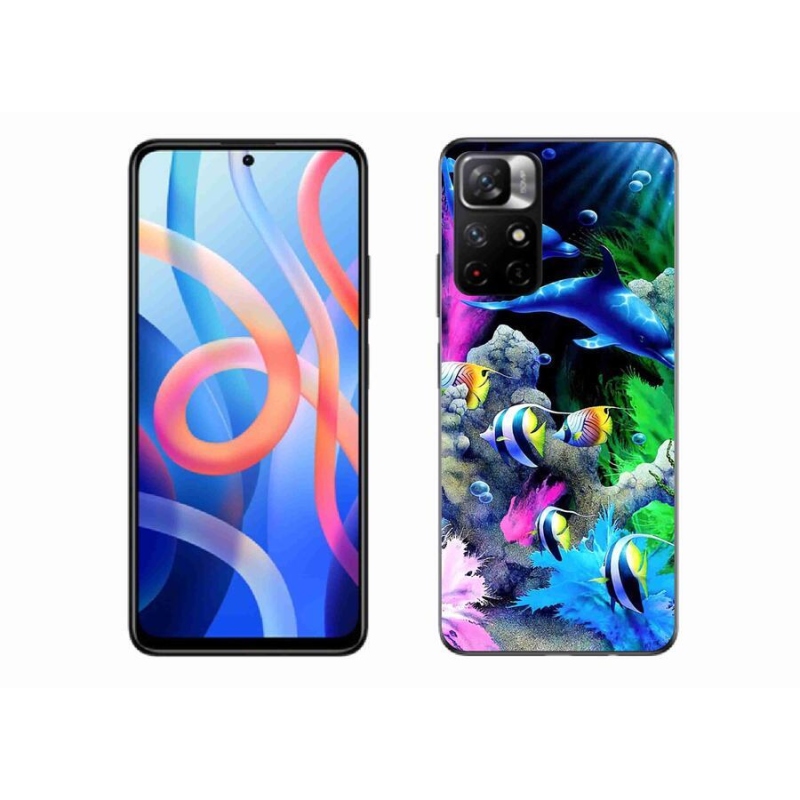 Gelový obal mmCase na mobil Xiaomi Redmi Note 11S 5G - mořský svět