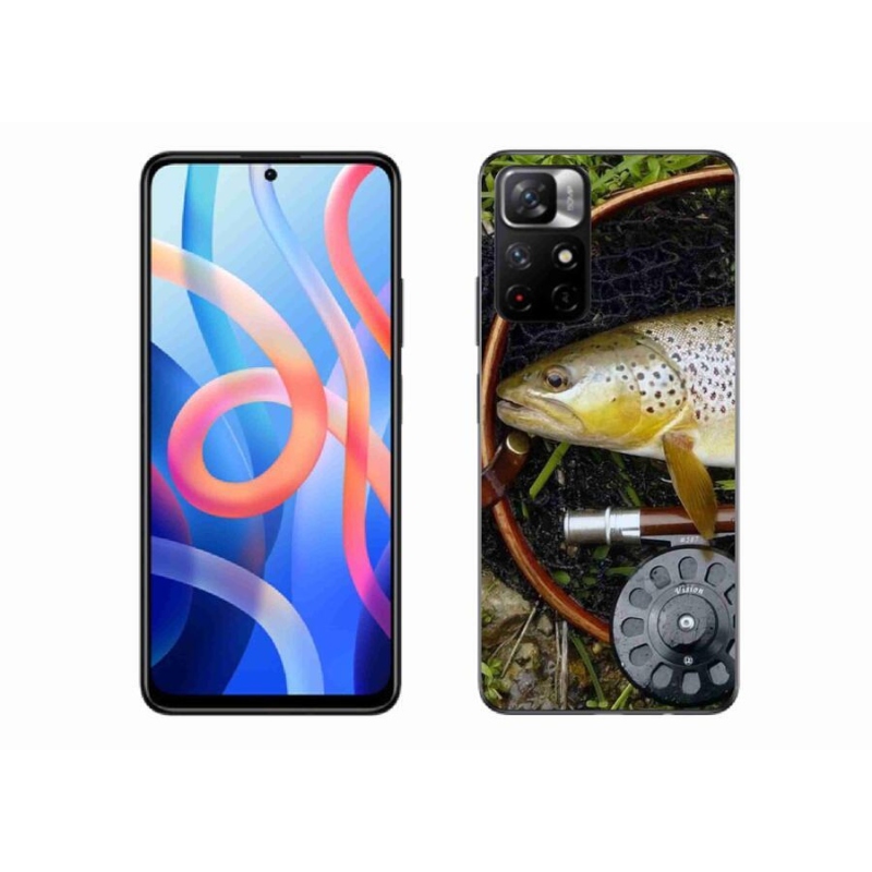 Gelový obal mmCase na mobil Xiaomi Redmi Note 11S 5G - pstruh 2