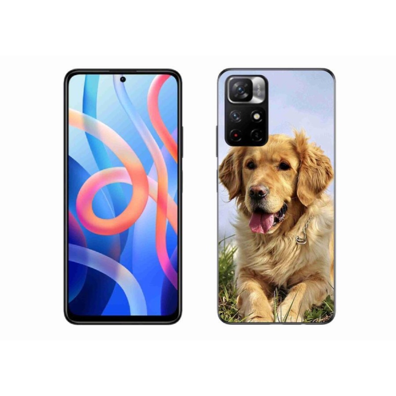 Gelový obal mmCase na mobil Xiaomi Redmi Note 11S 5G - zlatý retrívr