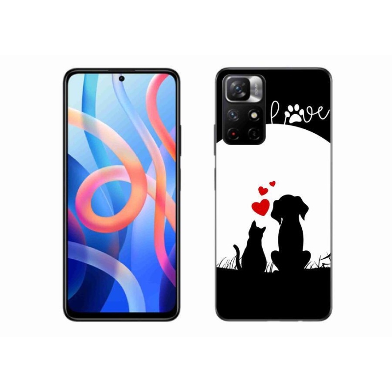Gelový obal mmCase na mobil Xiaomi Redmi Note 11S 5G - zvířecí láska