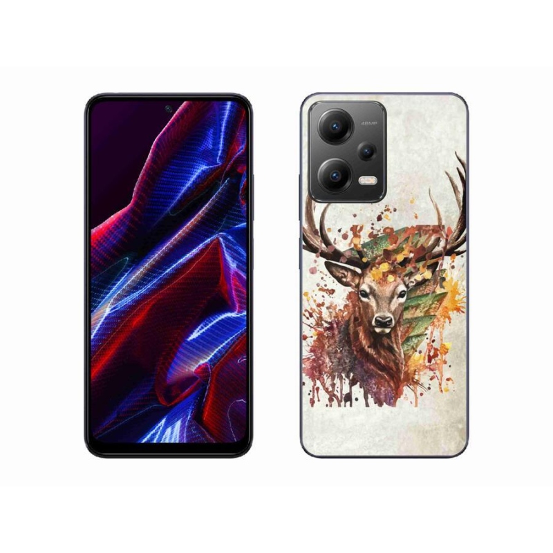 Gelový obal mmCase na mobil Xiaomi Redmi Note 12 5G - jelen 1