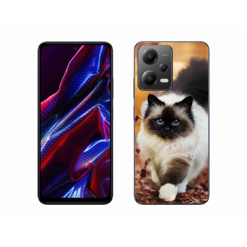 Gelový obal mmCase na mobil Xiaomi Redmi Note 12 5G - kočka