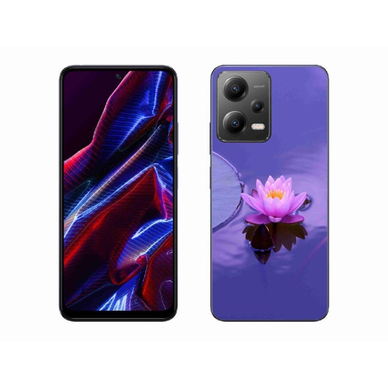 Gelový obal mmCase na mobil Xiaomi Redmi Note 12 5G - květ na hladině