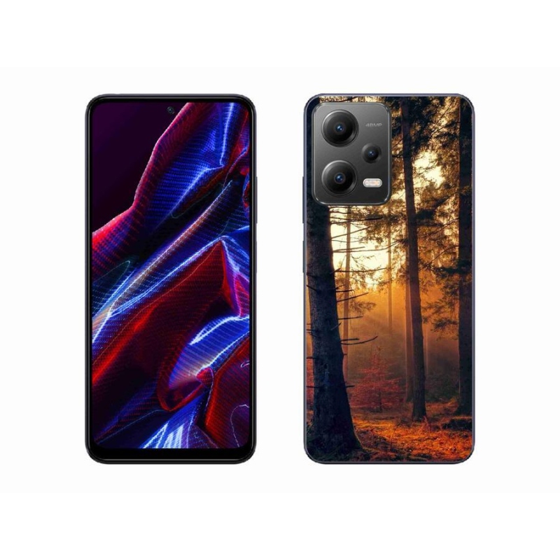 Gelový obal mmCase na mobil Xiaomi Redmi Note 12 5G - les