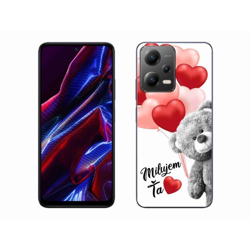 Gelový obal mmCase na mobil Xiaomi Redmi Note 12 5G - milujem Ťa sk