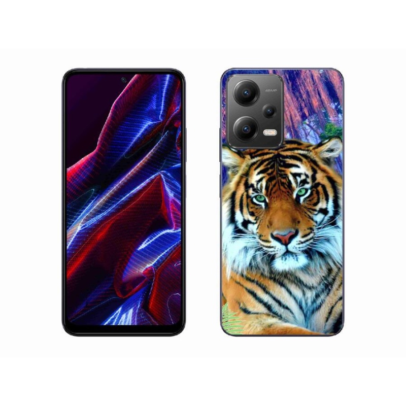 Gelový obal mmCase na mobil Xiaomi Redmi Note 12 5G - tygr