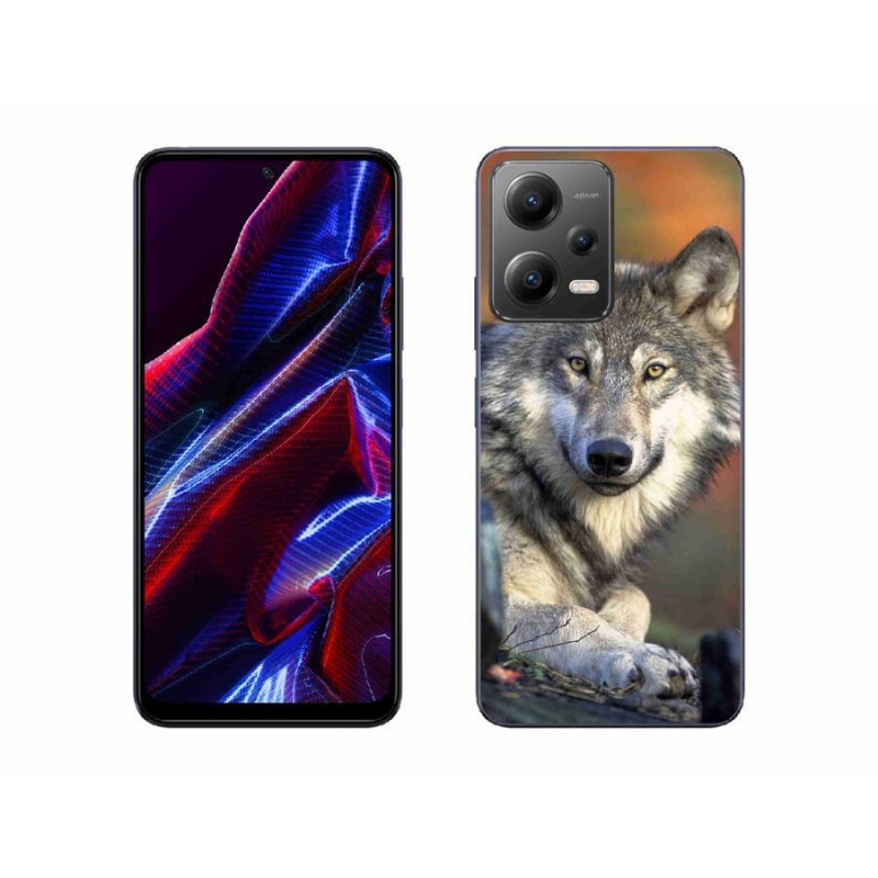 Gelový obal mmCase na mobil Xiaomi Redmi Note 12 5G - vlk