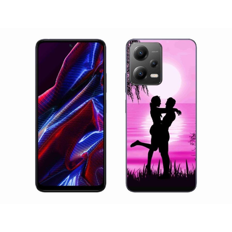 Gelový obal mmCase na mobil Xiaomi Redmi Note 12 5G - západ slunce
