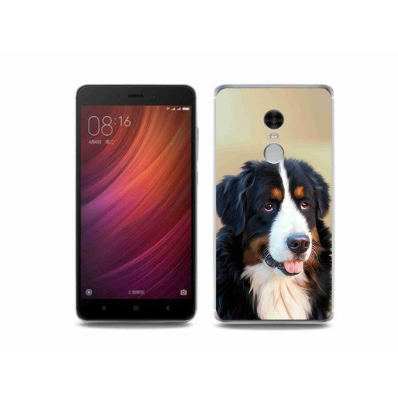 Gelový obal mmCase na mobil Xiaomi Redmi Note 4 - bernský salašnický pes