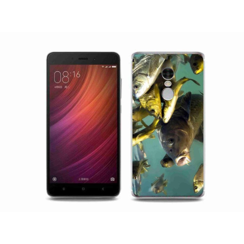 Gelový obal mmCase na mobil Xiaomi Redmi Note 4 - hejno ryb