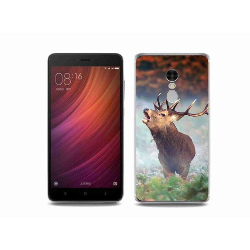 Gelový obal mmCase na mobil Xiaomi Redmi Note 4 - jelen 2
