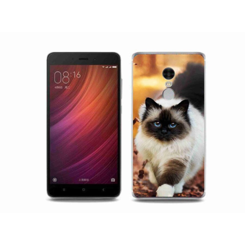 Gelový obal mmCase na mobil Xiaomi Redmi Note 4 - kočka 1