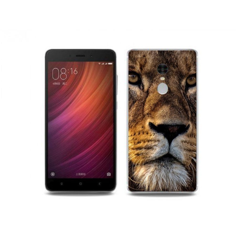 Gelový obal mmCase na mobil Xiaomi Redmi Note 4 - lev