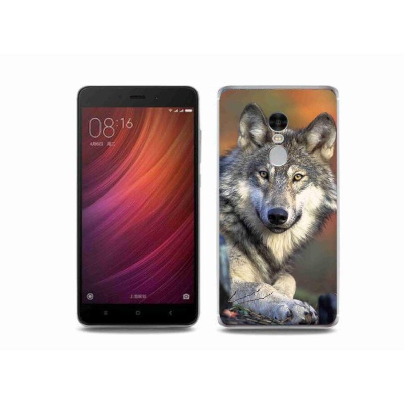 Gelový obal mmCase na mobil Xiaomi Redmi Note 4 - vlk