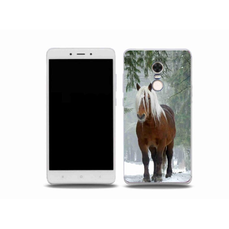 Gelový obal mmCase na mobil Xiaomi Redmi Note 4X - kůň v lese