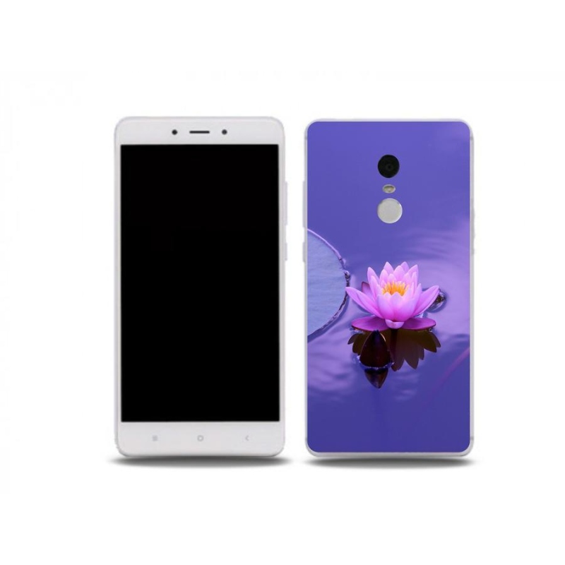 Gelový obal mmCase na mobil Xiaomi Redmi Note 4X - květ na hladině