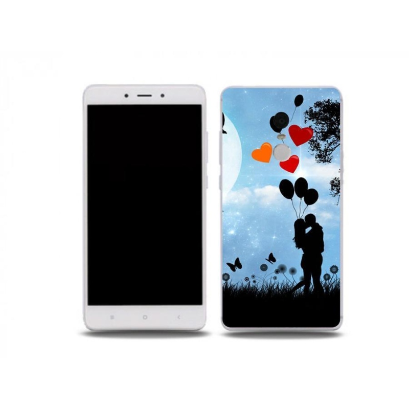 Gelový obal mmCase na mobil Xiaomi Redmi Note 4X - zamilovaný pár
