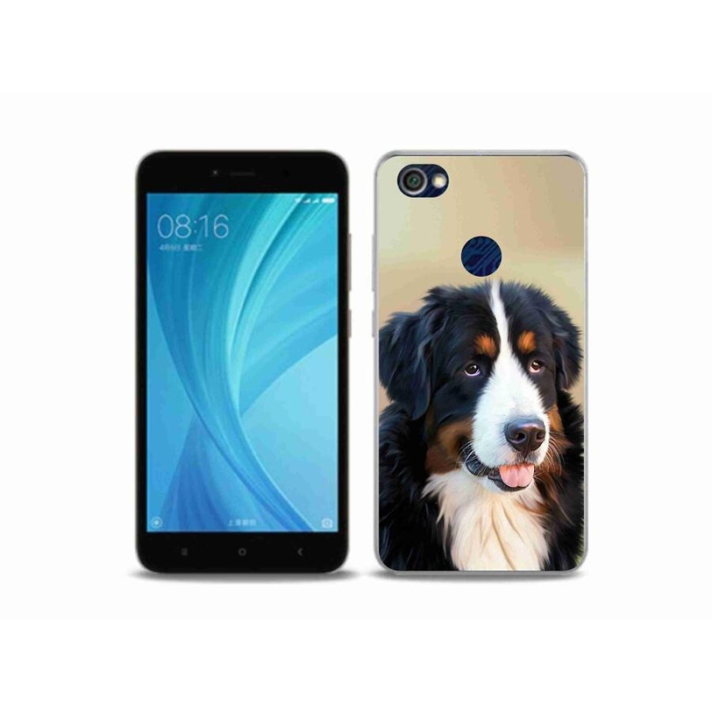 Gelový obal mmCase na mobil Xiaomi Redmi Note 5A Prime - bernský salašnický pes