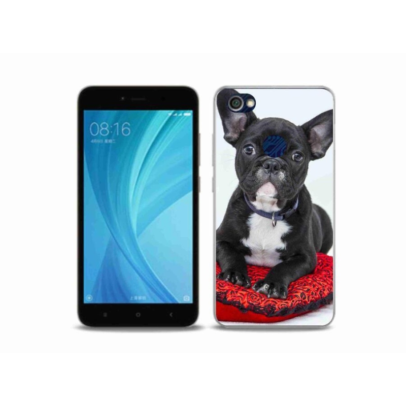 Gelový obal mmCase na mobil Xiaomi Redmi Note 5A Prime - buldok