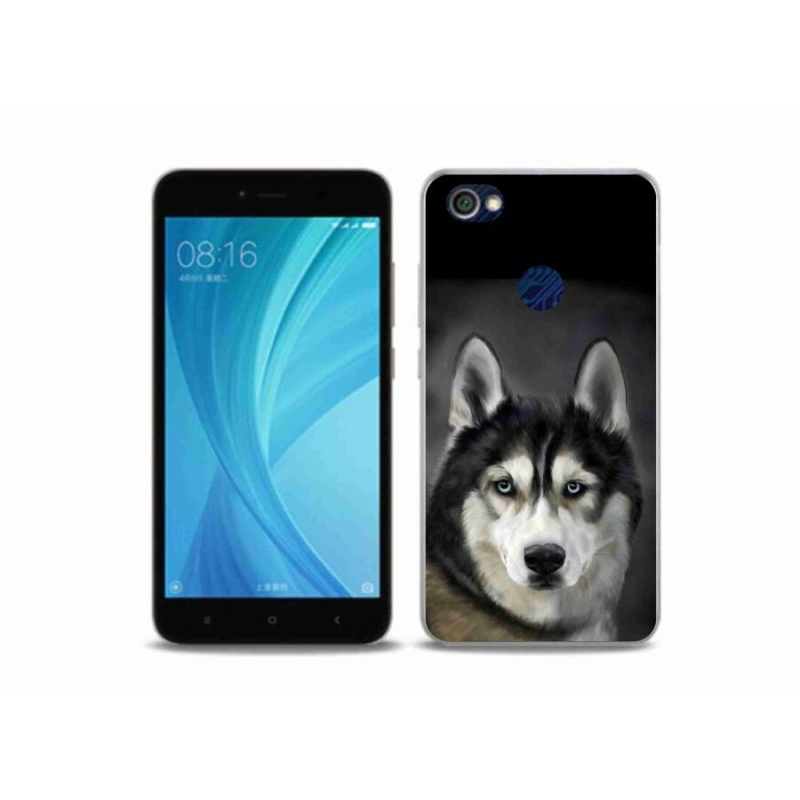 Gelový obal mmCase na mobil Xiaomi Redmi Note 5A Prime - husky