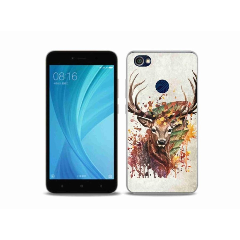 Gelový obal mmCase na mobil Xiaomi Redmi Note 5A Prime - jelen 1