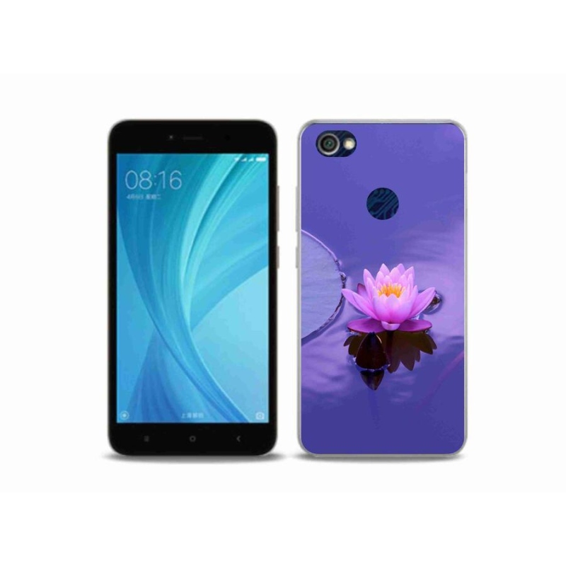Gelový obal mmCase na mobil Xiaomi Redmi Note 5A Prime - květ na hladině