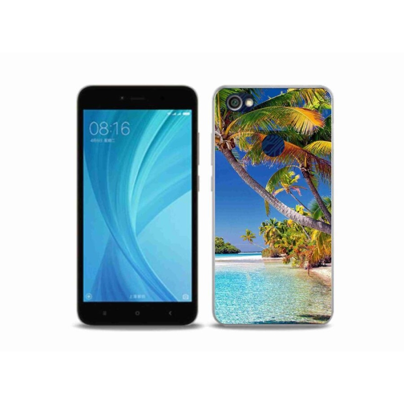 Gelový obal mmCase na mobil Xiaomi Redmi Note 5A Prime - mořská pláž
