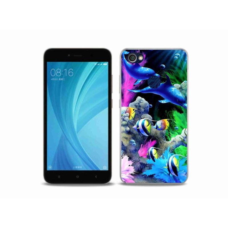 Gelový obal mmCase na mobil Xiaomi Redmi Note 5A Prime - mořský svět