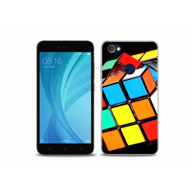 Gelový obal mmCase na mobil Xiaomi Redmi Note 5A Prime - rubikova kostka